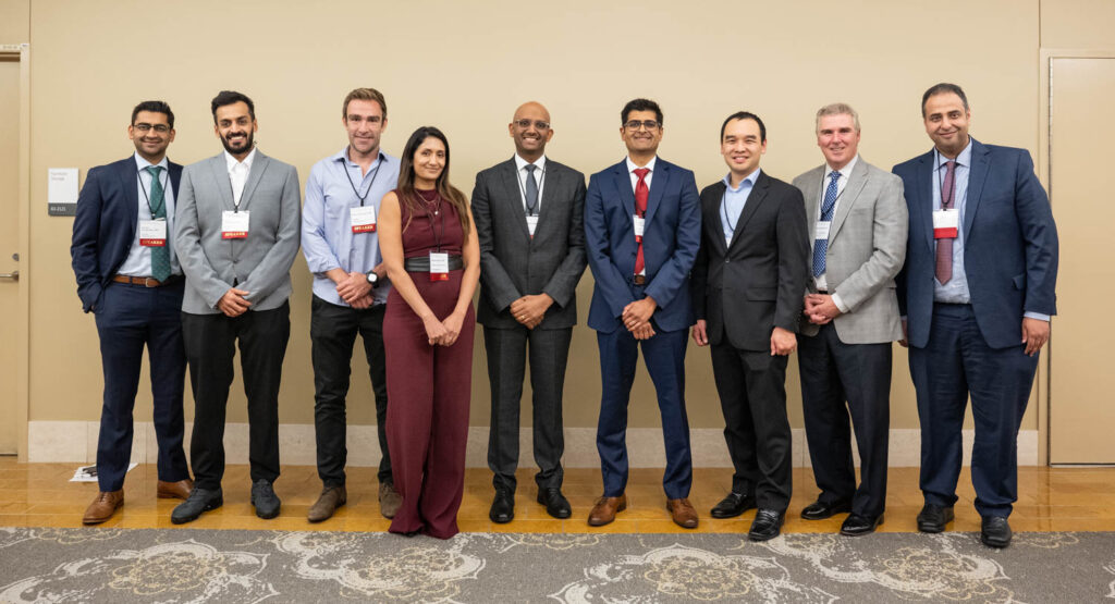 Group portrait of faculty members from last year's program